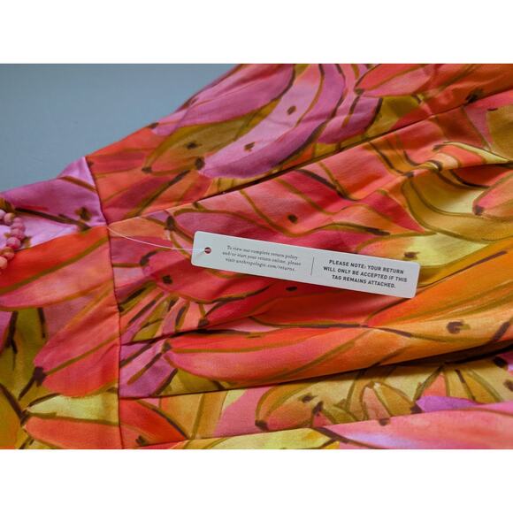 NWT Farm Rio Sleeveless V-Neck Bubble-Hem Mini Dress Size L #8A510 - Picture 13 of 13